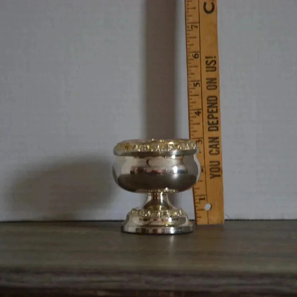 Vtg Silver Plated Floral  Frog - Picture 4 of 5